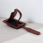 Canvas Leather Luggage Tag Holder
