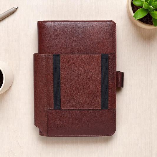 Magnetic Closure Leather Office Folder