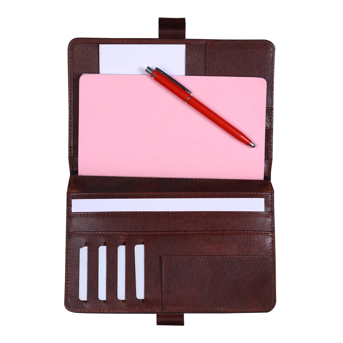 Magnetic Closure Leather Office Folder