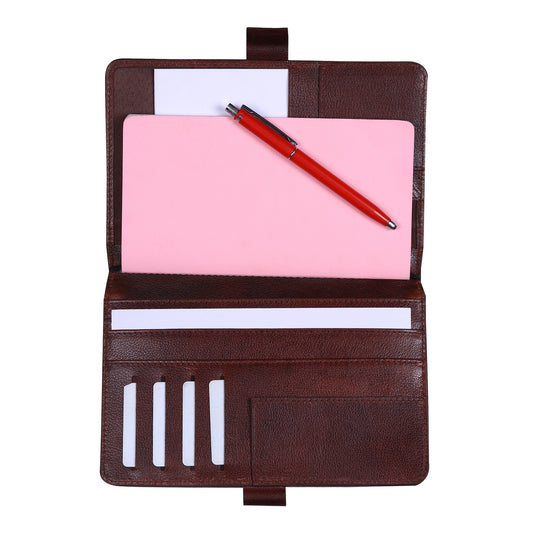 Magnetic Closure Leather Office Folder