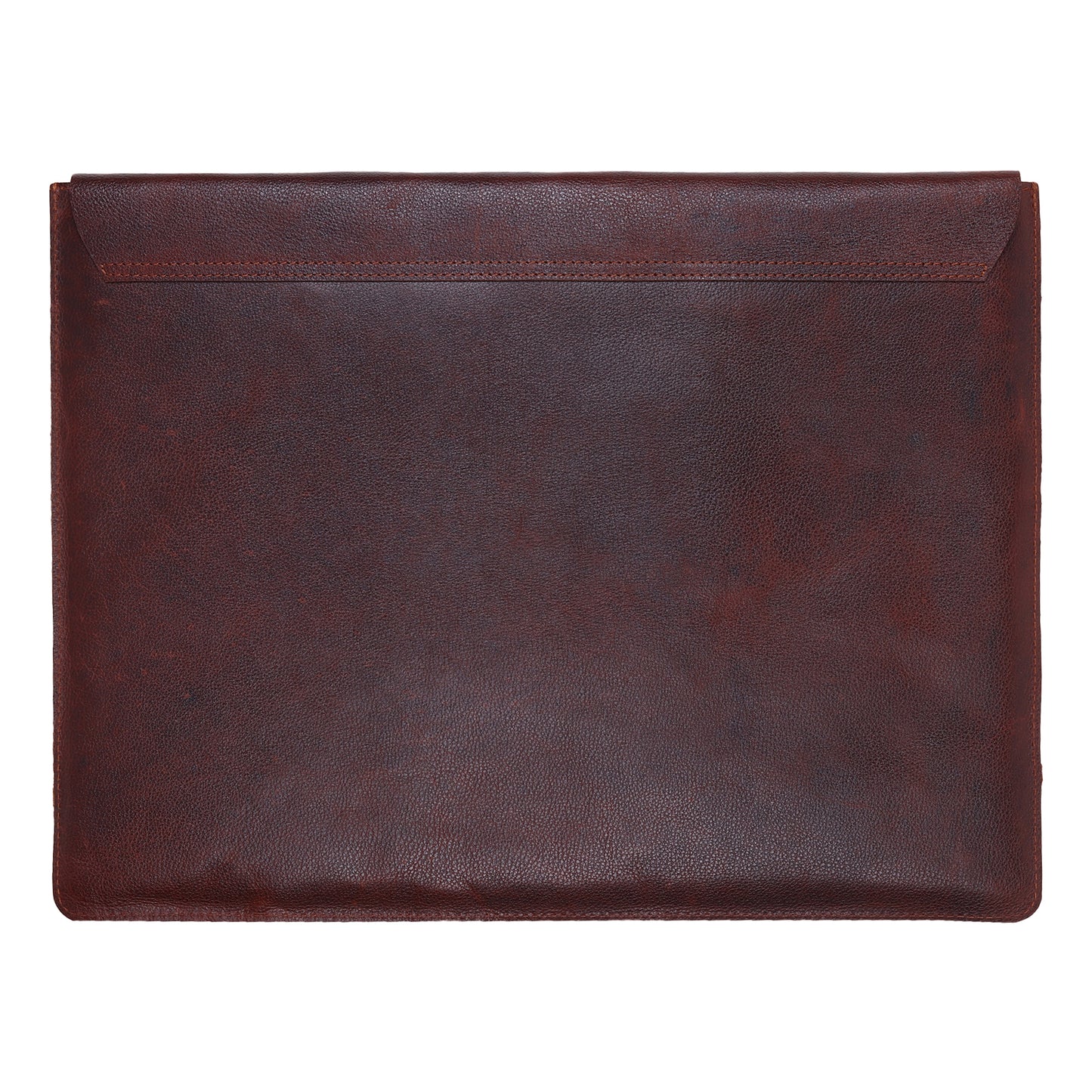 Premium Leather Button Laptop Sleeve