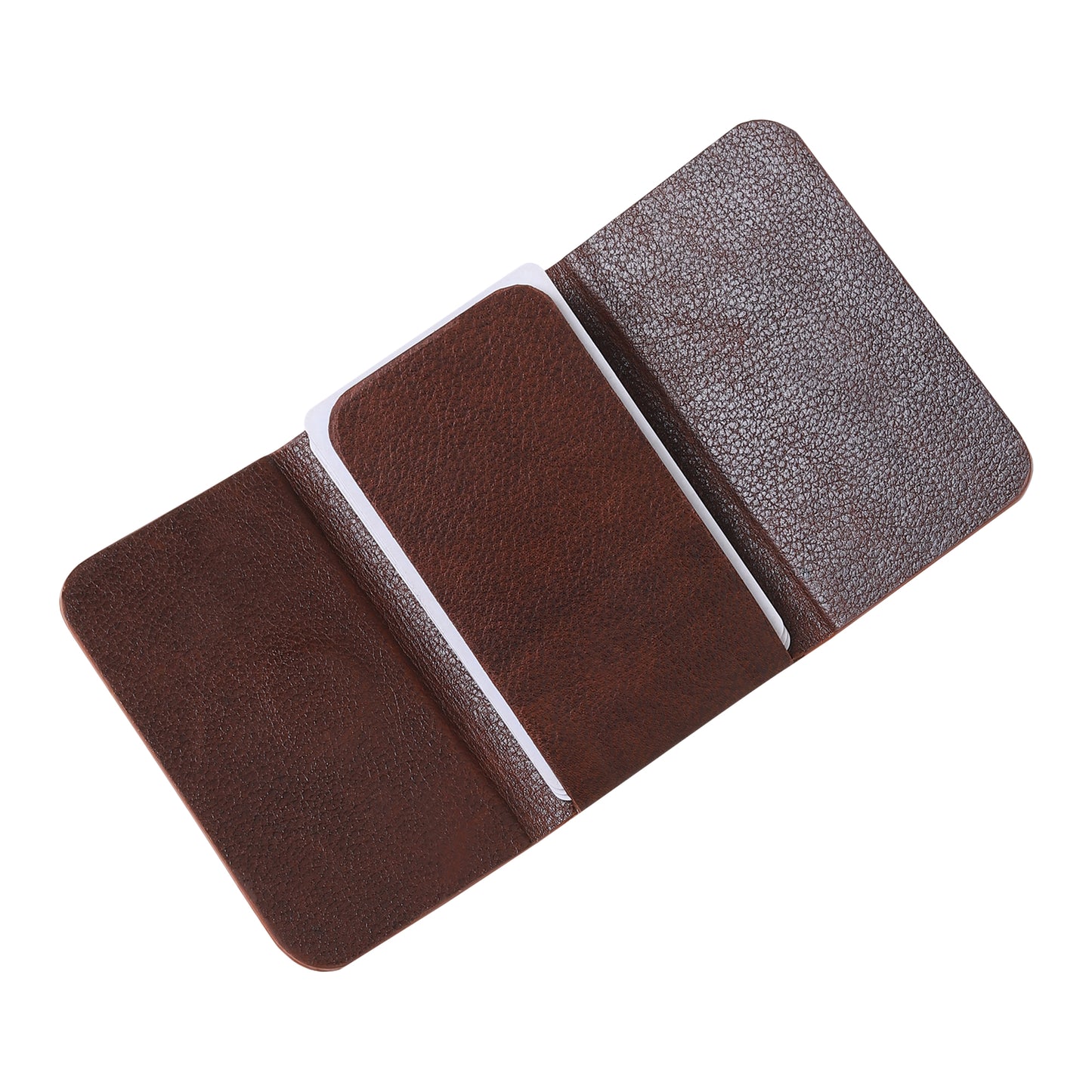Sleek Leather Magnetic Currency Holder