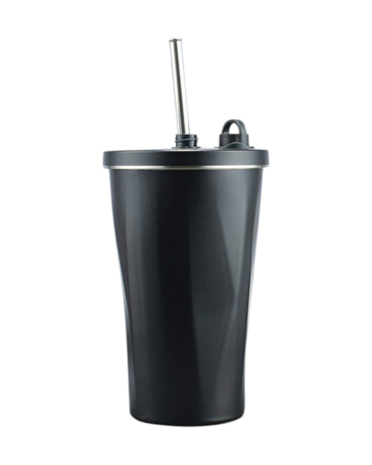 Insulated Diamond Tumbler with Straw