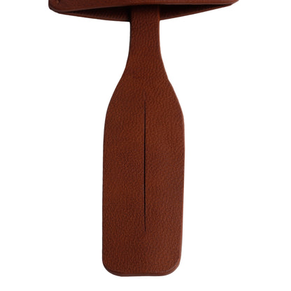 Elegant Leather Travel Tag Holder