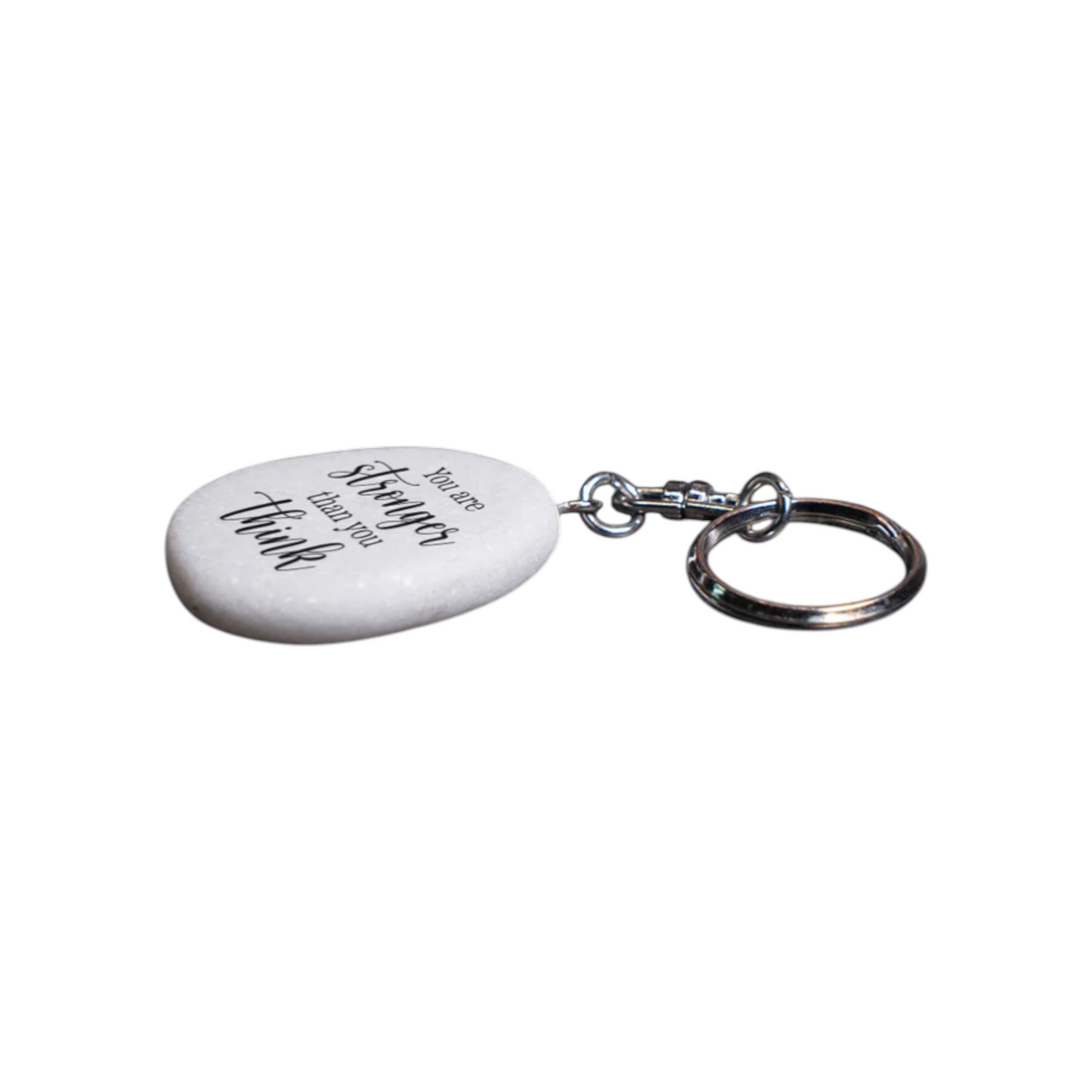 Marble Keychain with Quote