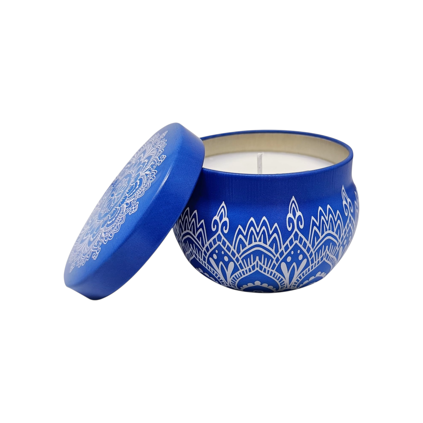 Moroccan Printed Tin Candle