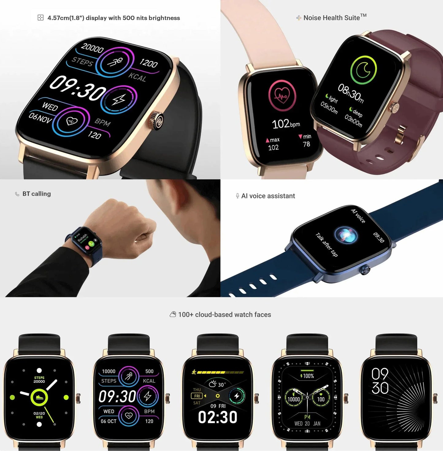Noise Pulse 2 Pro Smart Watch for Men & Women