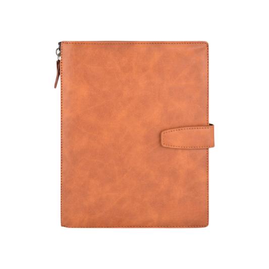 Notebook Organiser with Pocket and Magnetic Closure