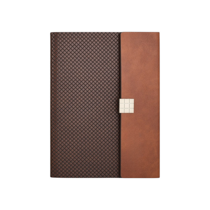 Notebook with Button Closure