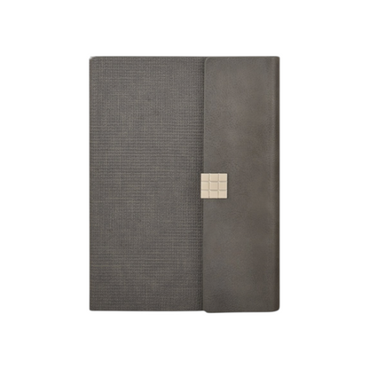Notebook with Button Closure