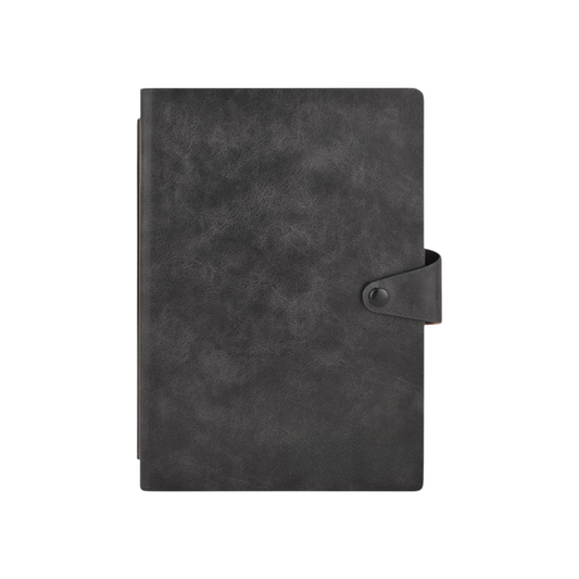 Notebook with Button Closure and Pen Loop