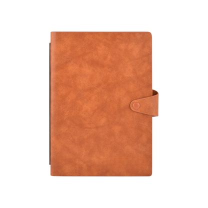 Notebook with Button Closure and Pen Loop