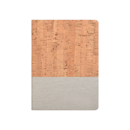 Notebook with Cork & Fabric Cover