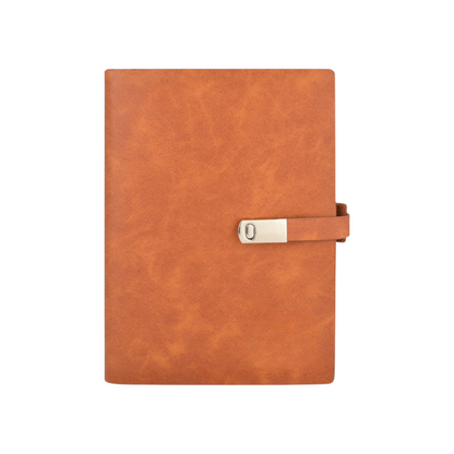 Notebook with Pen Loop and Magnetic Closure