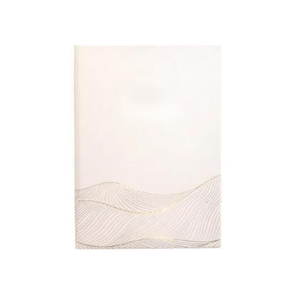 Notebook with Rose Gold Leafing
