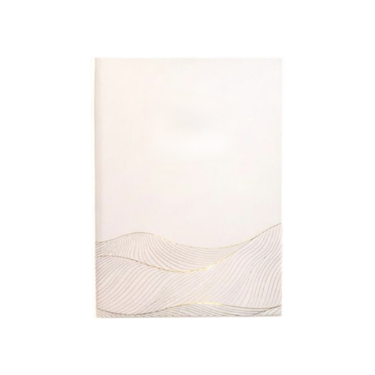 Notebook with Rose Gold Leafing