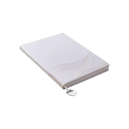 Notebook with Rose Gold Leafing