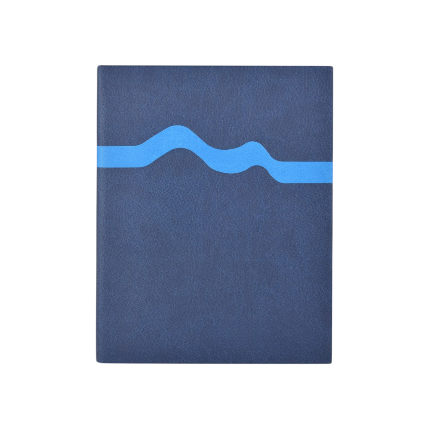 Notebook with Wave Design