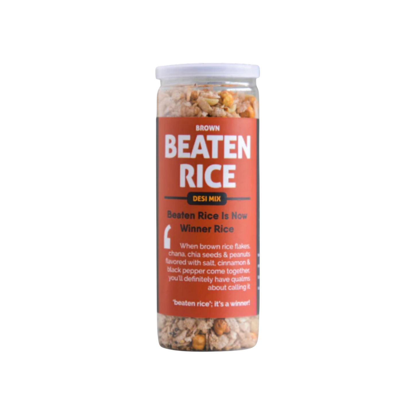 Omay Foods Beaten Brown Rice - Desi Mix
