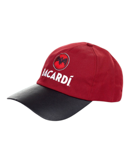 Red & Black Cotton Twill Cap