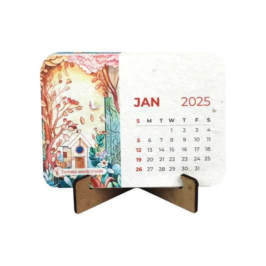 Plantable Calendar with Pen Slot