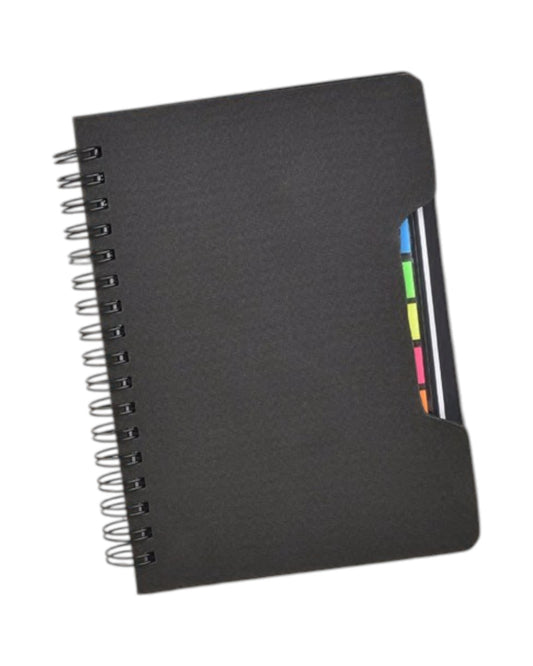 Spiral Diary with Sticky Notes