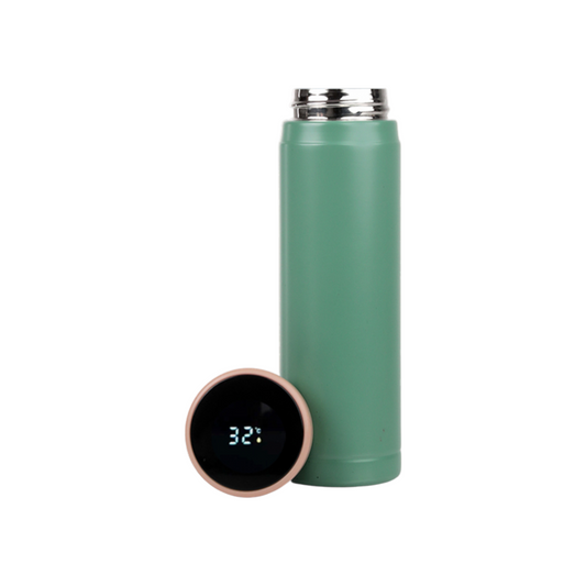 Stainless Steel Flask with Temperature Display