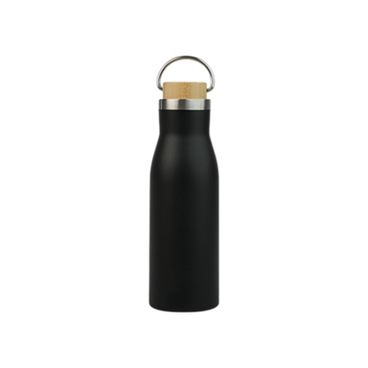 Stainless Steel Flask with Wooden Cap