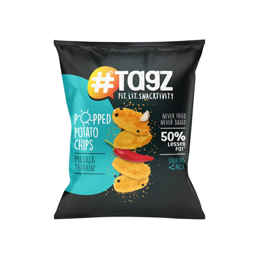TagZ Popped Potato Chips Masala Trekkin'