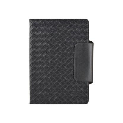 Textured Notebook with Pen Loop and Magnetic Closure