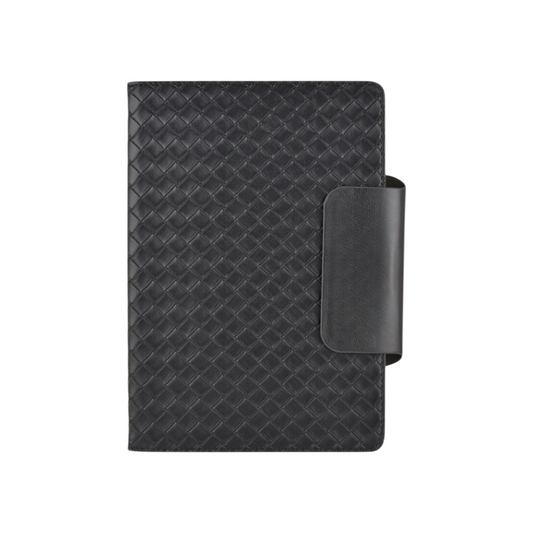 Textured Notebook with Pen Loop and Magnetic Closure
