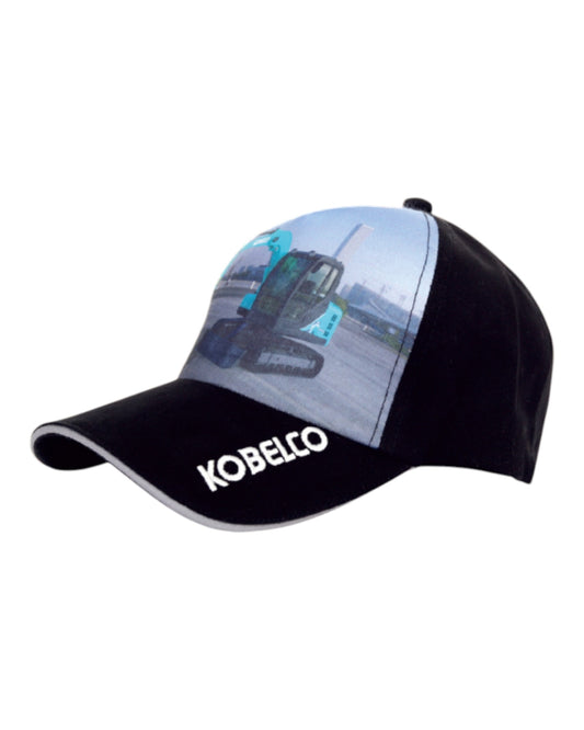Black Micro Peach Polyester Cap
