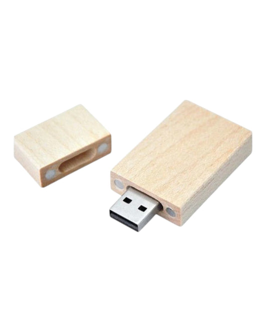 Wooden Pen Drive - Rectangular