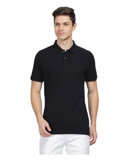Wrogn Solid Polo T Shirt
