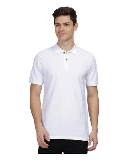 Wrogn Solid Polo T Shirt