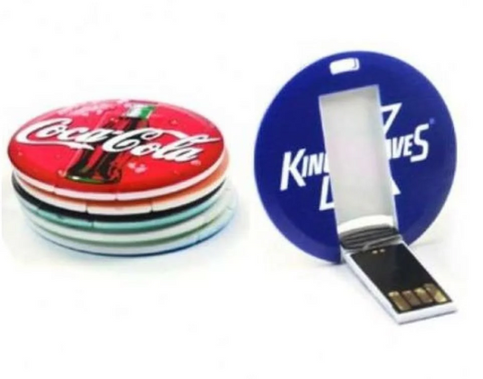 Business Card Pen Drive - Round