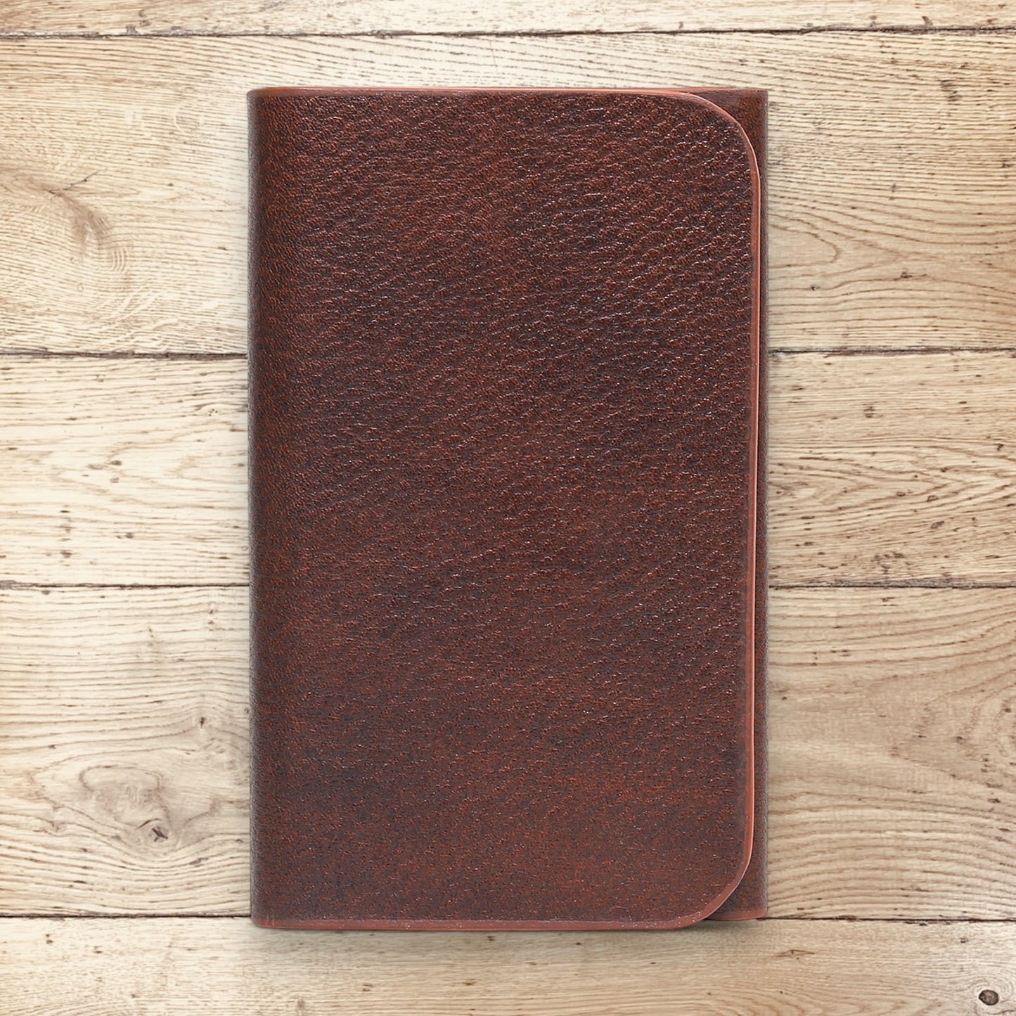 Sleek Leather Magnetic Currency Holder