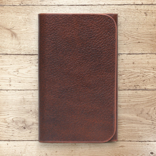 Sleek Leather Magnetic Currency Holder