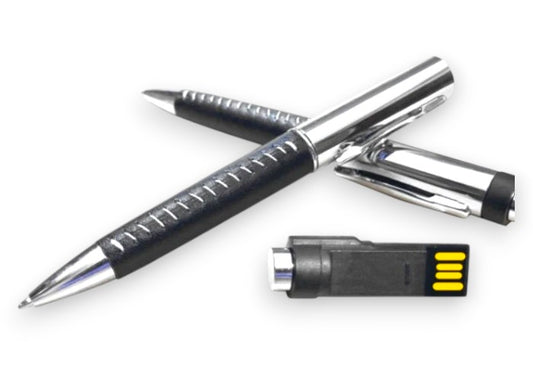 Pen Shape Pen Drive - Leather