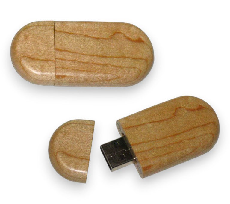 Wooden Pen Drive - Curved