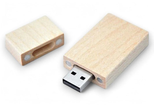 Wooden Pen Drive - Rectangular