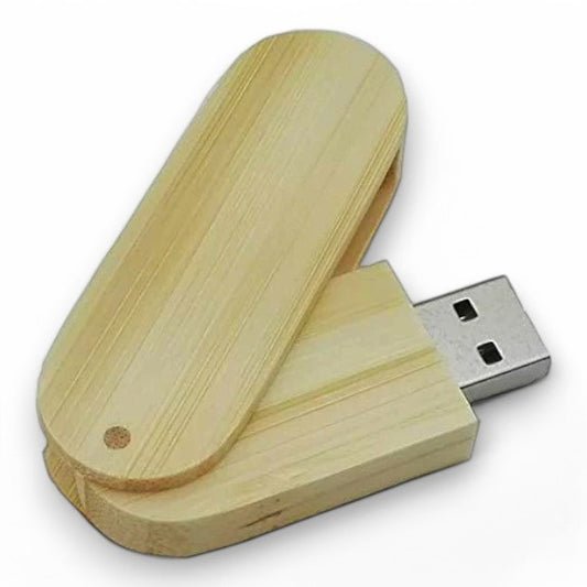 Wooden Pen Drive - Swivel